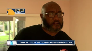 Community still recovering from summer storm