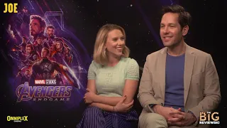 Scarlett Johansson and Paul Rudd discuss the craziest Avengers : Endgame theories