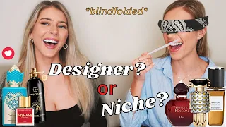 BLINDFOLDED REACTIONS: Designer or Niche Perfume Test? With DEMI RAWLING🥰