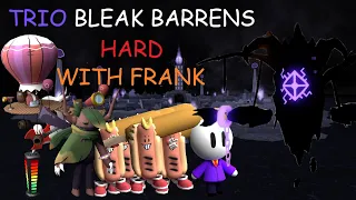 TRIO BLEAK BARRENS HARD WITH FRANK | Tower Heroes (ROBLOX)