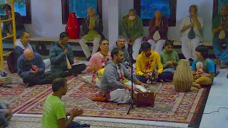 Kirtan for speedy recovery of H H Gopal Krishna Goswami Maharaj