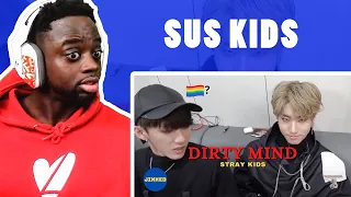 MUSALOVEL1FE Reacting to Stray Kids are not dirty minded!