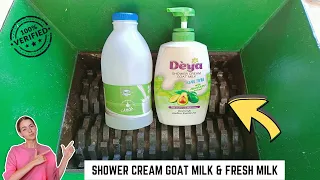 Shower Cream Goat Milk & Fresh Milk vs Fast Shredder Machine | Top 10 Compilation Videos ASMR