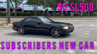 Buying another Mercedes r129 and fixing the cam oil tube tick 1998 sl500 subscribers new car