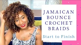 Jamaican Bounce Crochet Braids| Start to Finish!!!