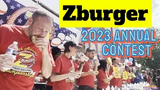 2023 ZBURGER CONTEST | BURGER EATING CONTEST | MOLLY SCHUYLER VS DAN KENNEDY | MOM VS FOOD