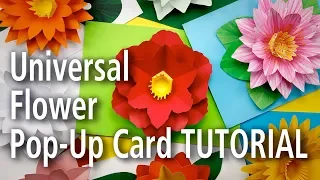 Universal Flower Pop-Up Card Tutorial