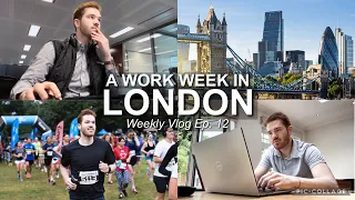 A work week in London | Exploring Canary Wharf and England!