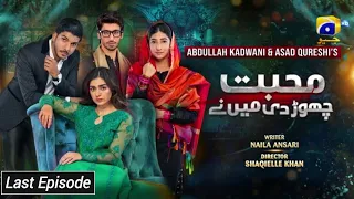 Mohabbat Chor Di Maine Last Episode - Har Pal Geo - Top Pakistani Dramas