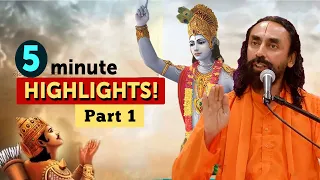 5 minute SUMMARY by Swami Mukundananda | The Bhagavad Gita Chapter 2 | Lord Krishna