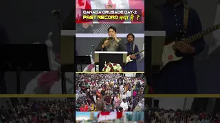 🇨🇦 CANADA CRUSADE DAY 2  🇨🇦  || PAST RECORD क्या है ? ||#shorts || Ankur Narula Ministries