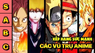 Xếp Hạng Sức Mạnh Các Vũ Trụ Anime Nổi Tiếng (Dragon Ball, One Piece, Naruto, Bleach...)