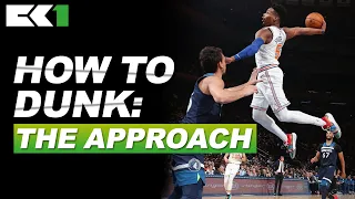 How To Dunk Off 2 Feet | The Approach First Thing To Learn