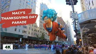 4K NYC Walking -  2022 Macy's Thanksgiving Day Parade