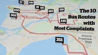 The 10 worst bus routes in Metro Vancouver for overcrowding