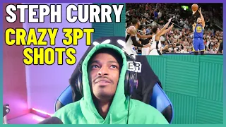 Stephen Curry threes but they get increasingly more ridiculous Reaction