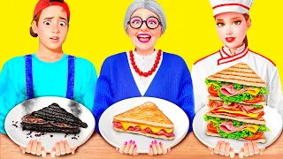 Ja vs Babcia — Kulinarne Wyzwanie | Zabawne Sytuacje z Jedzeniem od Funny Toony