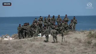 WATCH: Philippine, US troops hold counter-landing drill in Laoag