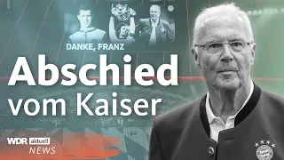 Trauerfeier für Franz Beckenbauer in Münchener Allianz-Arena | Aktuelle Stunde