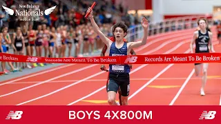 Boys 4x800m Relay - New Balance Nationals Indoor 2024