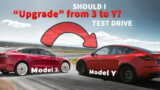 Upgrading to a Tesla Model Y? Should I trade in my Model 3 SR+ for MY LR? My Test drive to find out.