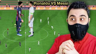 تحدي ميسي العملاق ضد كريستيانو رونالدو العملاق 🤯🔥