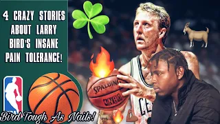4 CRAZY STORIES TO PROVE LARRY BIRD WAS THE TOUGHEST PLAYER IN NBA HISTORY | REACTION VIDEO