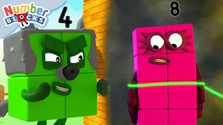 Disfraces de HALLOWEEN | @Numberblocks en Español | Aprende a contar