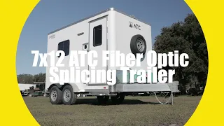 7x12 ATC Fiber Optic Splicing Trailer