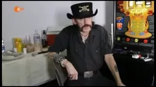 Final Interview Lemmy Kilmister about terror, no fear of death  and healthy drinking