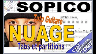 SOPICO / NUAGE  / Tuto guitare (Tabs)