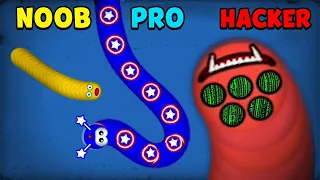 NOOB vs PRO vs HACKER - Worms Zone .io