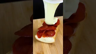 페퍼로니 바게트 샌드위치 Pepperoni Baguette Sandwich ASMR