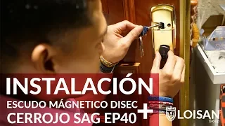 PROTECT YOUR HOME... INCREASE YOUR SECURITY: DISEC MAGNETIC SHIELD + SAG EP40 LATCH BOLT