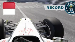 F1 2020 WORLD RECORD MONACO BUT WITH TWO HANDS