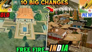 Top 10 changes Free Fire INDIA 😲 After Release New Map