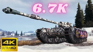 Char Mle. 75 - 6.7K Damage & Char Mle. 75 - 5K Damage World of Tanks Replays ,WOT tank games