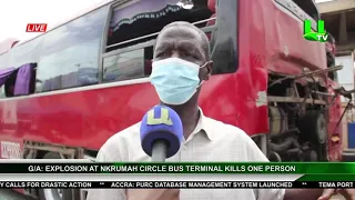 G/A: Explosion At Nkrumah Circle Bus Terminal Kills One Person