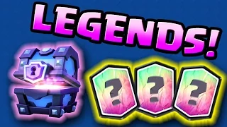 Super Magical Chests Opening - Clash Royale Legendary Cards!!!