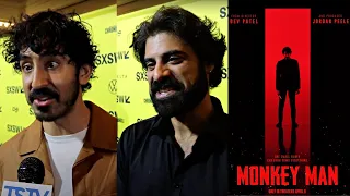 Dev Patel, Sikandar Kher, Vipin Sharma "Monkey Man" Interview - SXSW 2024 Red Carpet