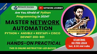 #2 Master Network Automation | Python, Ansible, Rest-API, Cisco Devnet 200-901