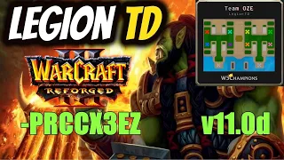 Warcraft 3 Reforged: Legion TD 11.0 - Team OZE -  PRCCX3EZ | 4 VS 4