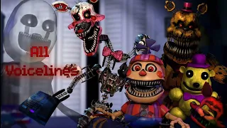 FNaF 4 All Voicelines (With Subtitles)