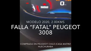 Falla fatal Peugeot 3008