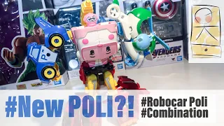 로보카폴리 새로운 합체 변신 로봇 출시ㅣ폴리 엠버 로이 헬리 합체 짝퉁ㅣRobocar POLI Robot Combination POLI ROY Amber Helly