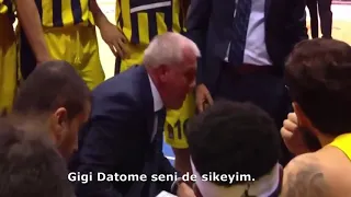 Obradovic CSKA maçında oyuncularına şok küfür (Türkçe Altyazılı) - Fenerbahçe CSKA