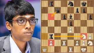 Slayer of World Champions || Ding Liren vs Praggnanandhaa || Tata Steel (2024)