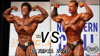 CHRIS BUMSTEAD VS BREON ANSLEY | SIDE BY SIDE PRE JUDGING MR OLYMPIA 2020 CLASSIC