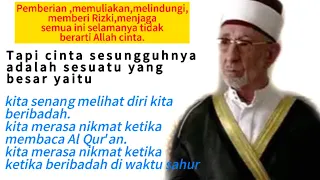 Ngaji Syaikh Ramadhan buthi || Mencintai Allah SWT dengan benar.