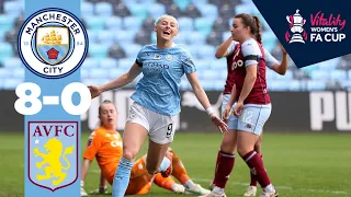 KELLY HAT-TRICK | Man City 8-0 Aston Villa | FA Cup 4th Round